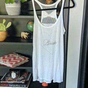 Victoria's Secret bride tank
